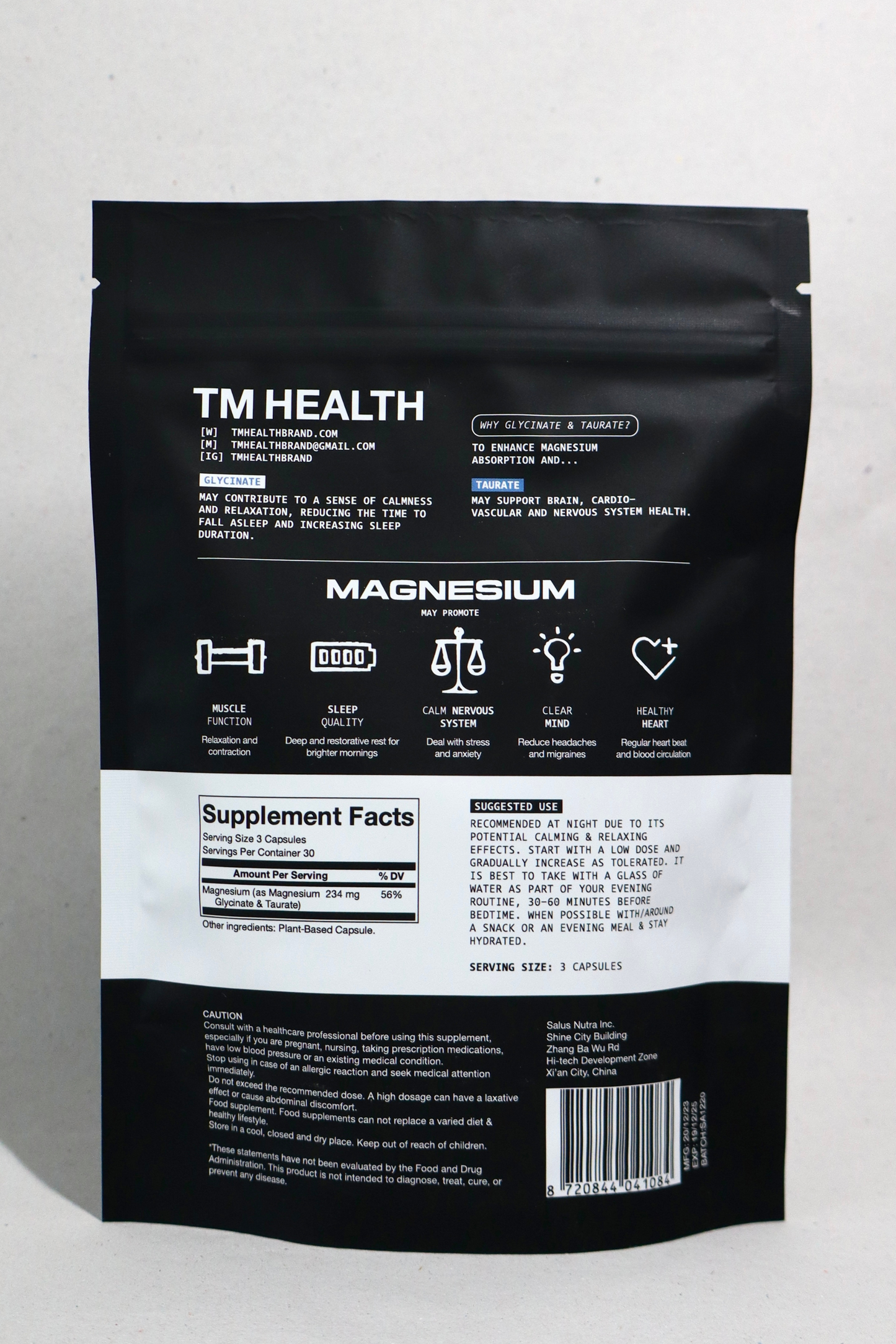 Magnesium Glycinate & Taurate