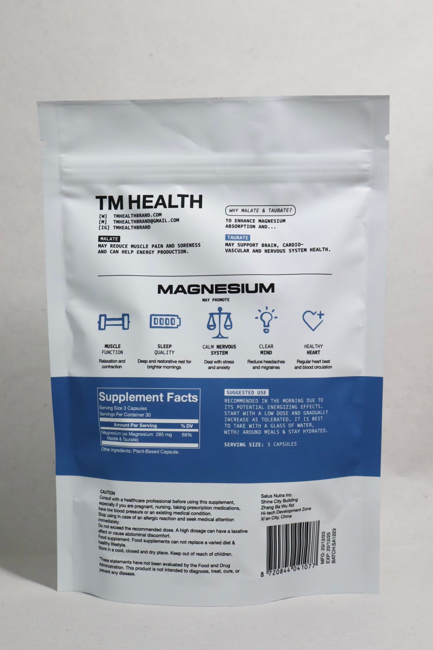 Magnesium Malate & Taurate