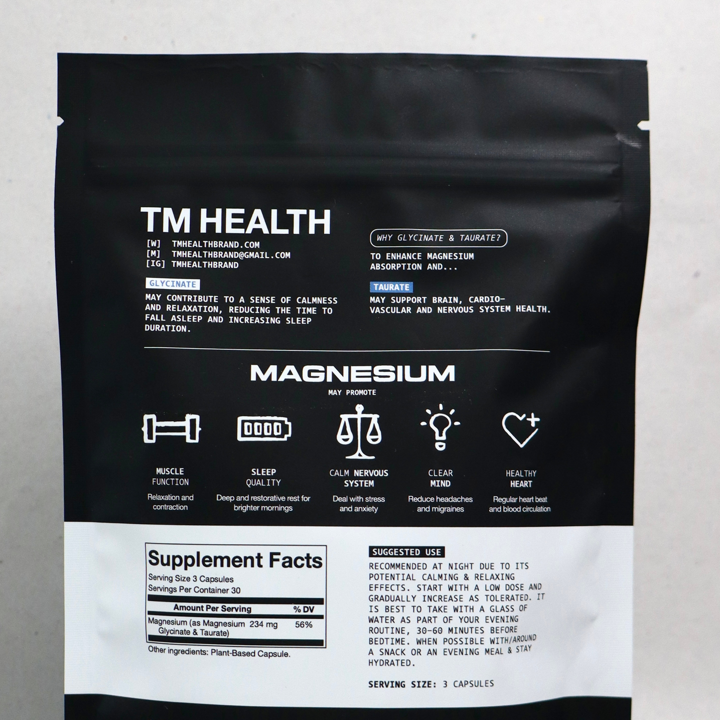 Magnesium Glycinate & Taurate